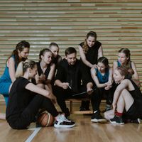 Miroslava Stepanenko professional fitness coach smiling in athletic wear